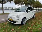 Fiat 500 TwinAir Lounge – 2015 – Wit met panoramadak, Auto's, Fiat, Voorwielaandrijving, Stof, Origineel Nederlands, Handgeschakeld