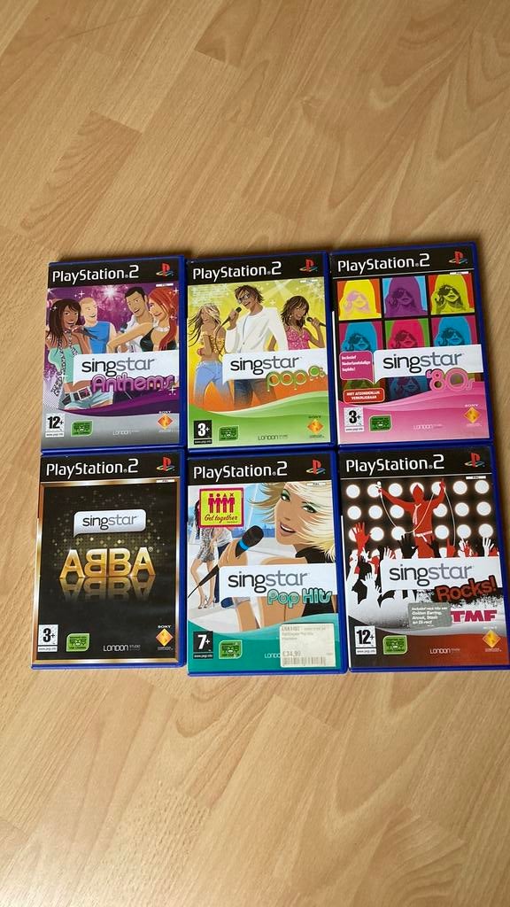 Singstar voor playstation 2, Spelcomputers en Games, Muziek, Ophalen of Verzenden, Zo goed als nieuw, 3 spelers of meer