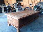 Salontafel antiek hout, Ophalen, Gebruikt, 50 tot 100 cm, 150 tot 200 cm