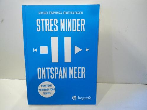 Michael Tompkins				Stres minder, ontspan meer, Boeken, Psychologie, Zo goed als nieuw, Sociale psychologie, Ophalen of Verzenden