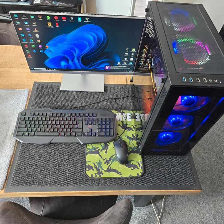 Intel Core i9-11900K@3.5Ghz, vanaf €550,-, Computers en Software, Desktop Pc's, Gebruikt, Onbekend, HDD, SSD, 8 GB, Met videokaart