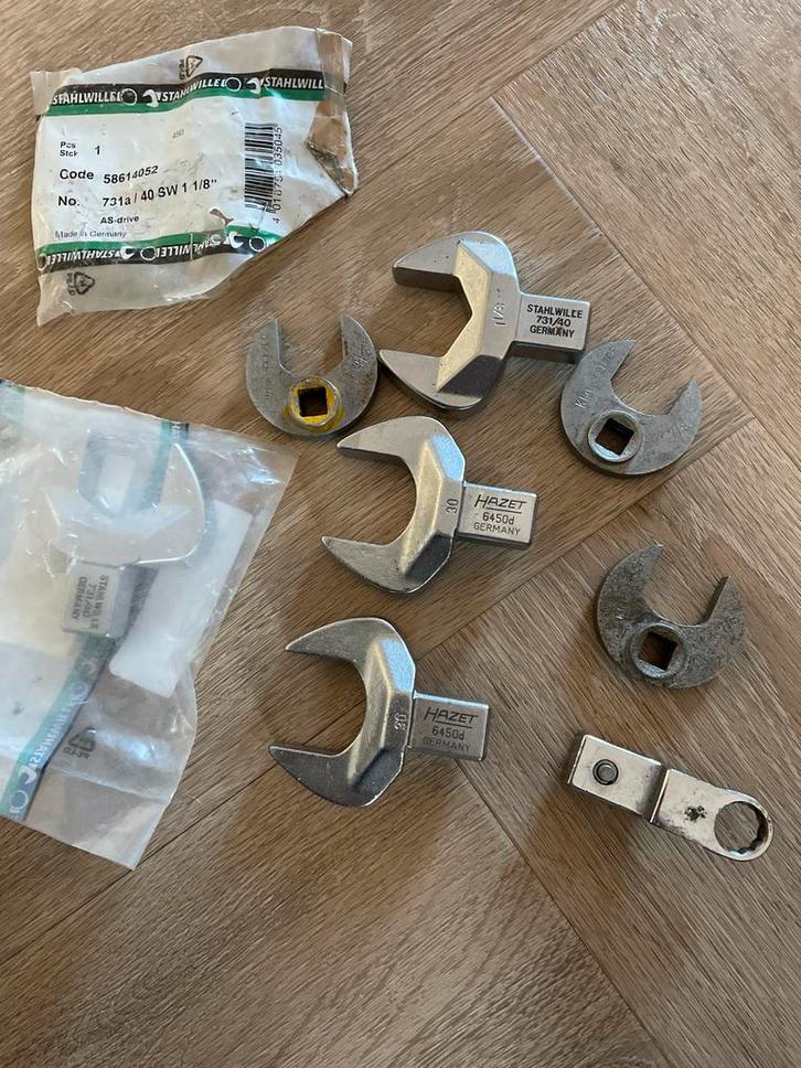 Diverse sleutels insteek- Stahlwille & Hazet & Belzer, Doe-het-zelf en Verbouw, Gereedschap | Handgereedschap, Nieuw, Ophalen of Verzenden