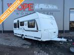 Fendt Saphir 465 TG MOVER AIRCO & LUIFEL, Caravans en Kamperen, Caravans, Bedrijf, Treinzit, Fendt, 5 tot 6 meter