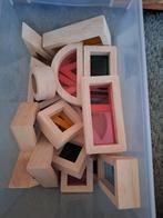 Houten doorzichtige speelblokken transparant gekleurd, Ophalen, Nieuw