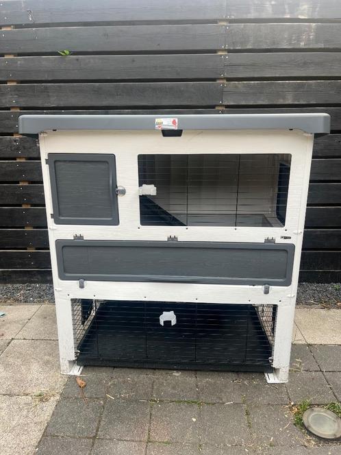 Konijnenhok Ferplast, Dieren en Toebehoren, Knaagdieren en Konijnen | Hokken en Kooien, Gebruikt, Hok, 90 cm of meer, 110 cm of meer