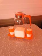 Retro vintage oranje Hongaars peper en zout stel, Caravans en Kamperen, Ophalen of Verzenden, Zo goed als nieuw