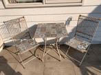 Bistro tuin balkonset, Tuin en Terras, Ophalen, Zo goed als nieuw, Overige materialen, 2 zitplaatsen