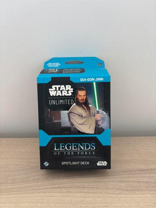Star Wars Legends of the Force Qui-Gon Jinn Spotlight Deck, Verzamelen, Star Wars, Zo goed als nieuw, Actiefiguurtje, Ophalen of Verzenden