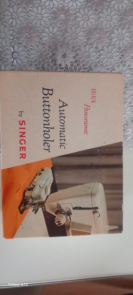 Vintage Singer Buttonholer - Automatische Knoopsgatmaker, Antiek en Kunst, Antiek | Naaimachines, Ophalen of Verzenden