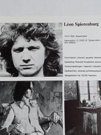 Leon Spierenburg biografisch documentatieblad jaren 70/80, Antiek en Kunst, Verzenden