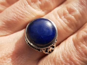 Vanoli - 925 zilveren ring met lapislazuli maat 18,25 beschikbaar voor biedingen