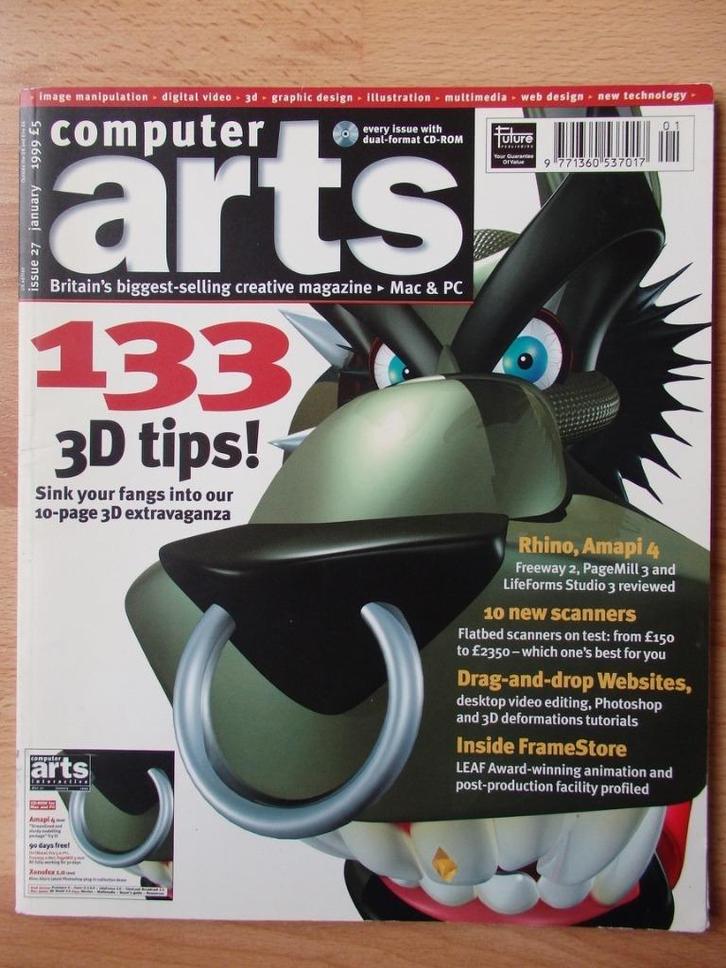 Computer arts nr. 27 januari 1999 (Engelstalig) (zonder cd), Boeken, Tijdschriften en Kranten, Gelezen, Ophalen