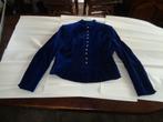PAUW Piccolo fluwelen koningsblauw jasje, Blauw, Maat 42/44 (L), Pauw, Nieuw