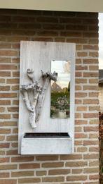 Bloembak met spiegel, Ophalen, Gebruikt, Hout