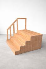 Stevige douglas houten chalet/woonwagen trap met leuning, Ophalen of Verzenden, Nieuw, Hout