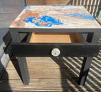 Bijzet tafeltje, Tuin en Terras, Tuintafels, Ophalen, Zo goed als nieuw, Rond