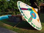 Enorme vintage parasol (Ø 340 cm) Yeroen Oosterman, Ophalen