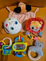 Baby Speelgoed Set - Rammelaars, Mobiel, Knuffel, Ophalen of Verzenden, Zo goed als nieuw, Rammelaar, Met geluid