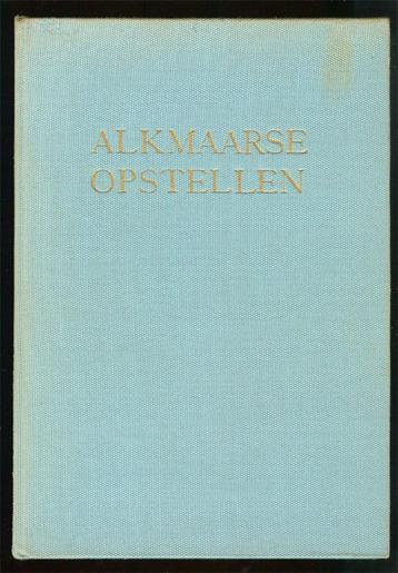 Dr. H.E.van Gelder Alkmaarse Opstellen Vereniging '' Oud Alk beschikbaar voor biedingen