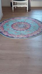 Rond tapijt, Huis en Inrichting, Stoffering | Tapijten en Kleden, Vintage in moderne kleuren, Rond, Ophalen of Verzenden, Zo goed als nieuw