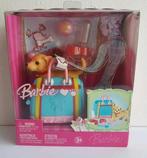 Barbie chic playset met hondje en draagtas., Nieuw, Toebehoren, Ophalen