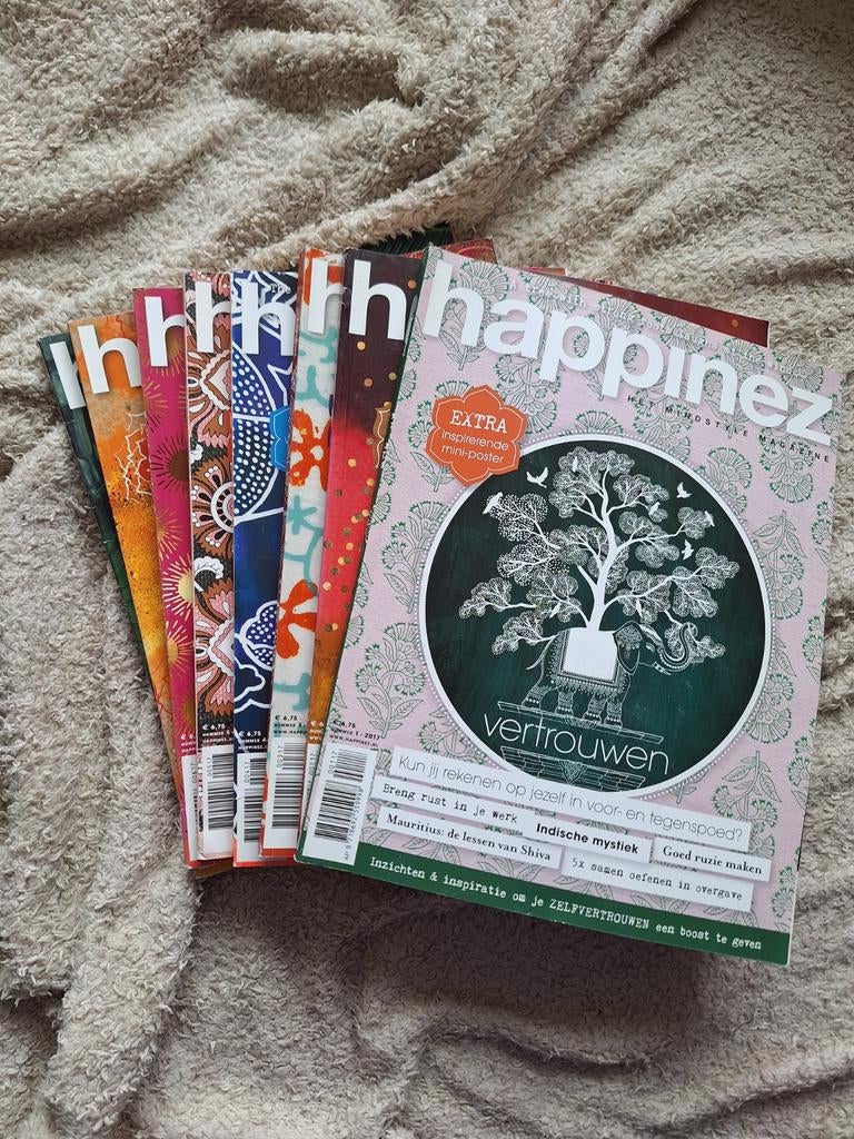 Happinez complete jaargang, Boeken, Tijdschriften en Kranten, Ophalen of Verzenden
