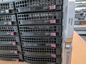 Supermicro 36-Bay NAS Server + 27x 14TB HDD + Xeon + 128GB E beschikbaar voor biedingen