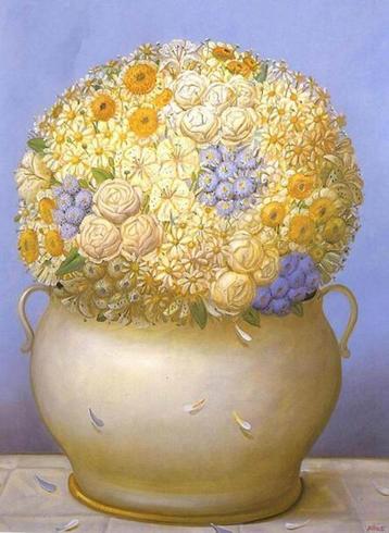 Fernando Botero - Flowers II - Fine Art beschikbaar voor biedingen