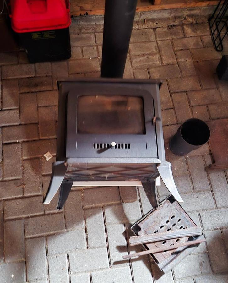 Gietijzeren Houtkachel | Kratki Koza K7, Huis en Inrichting, Kachels, Gebruikt, Houtkachel, Hout, Ophalen