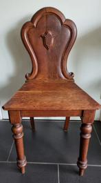 Antieke Hall chair eiken, Ophalen of Verzenden