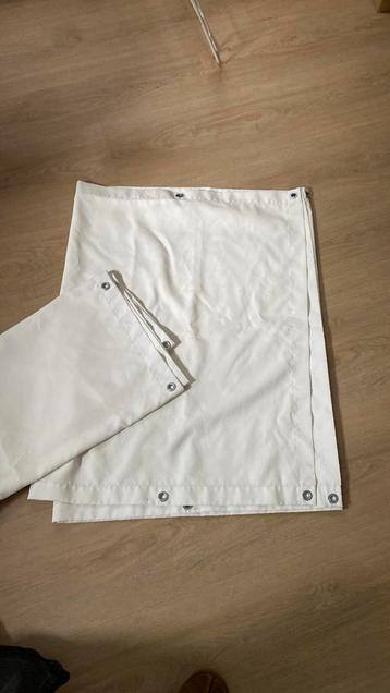 Balkondoek wit 250x80 cm 2x beschikbaar voor biedingen