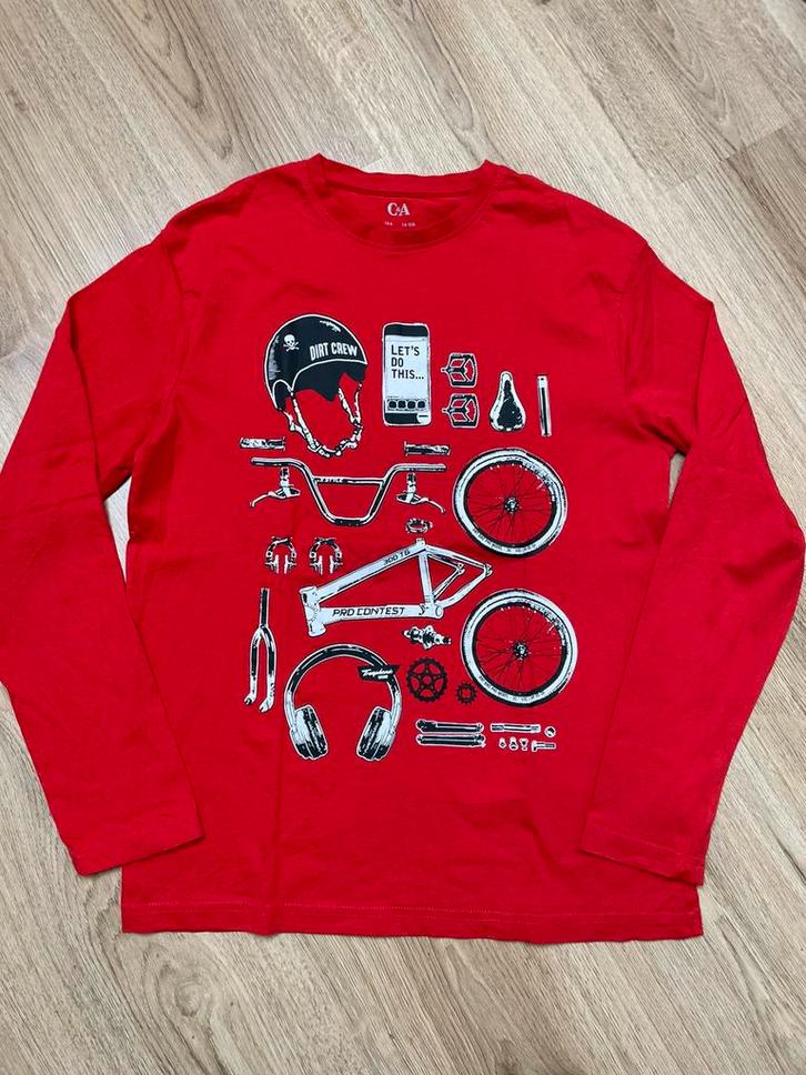 Longsleeve maat 164 - nieuw, Kinderen en Baby's, Kinderkleding | Maat 164, Nieuw, Jongen, Shirt of Longsleeve, Ophalen of Verzenden