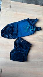 Turnpakje en turnbroekje, blauw, maat 140, TT gymnastics, Sport en Fitness, Blauw, Zo goed als nieuw, Turnpak(je), Kindermaat 122 t/m 140