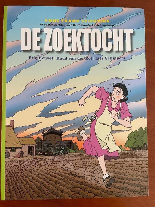 stripboek De zoektocht - Anne Frank stichting /Eric Heuvel, Boeken, Stripboeken, Zo goed als nieuw, Eén stripboek, Verzenden