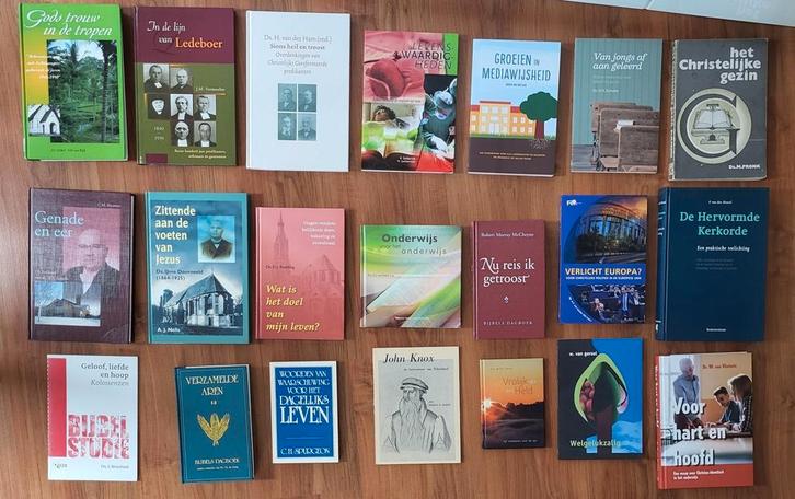 21 boeken theologie (reformatorisch) in goede staat, Boeken, Godsdienst en Theologie, Zo goed als nieuw, Ophalen of Verzenden