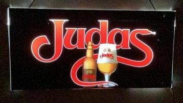 Bier reclame lichtbak Judas, mancave? beschikbaar voor biedingen