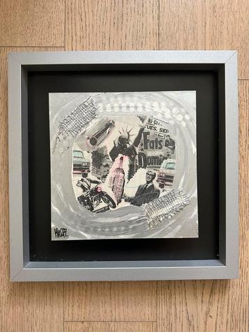 Ad van Hassel. Collage Fats Domino beschikbaar voor biedingen
