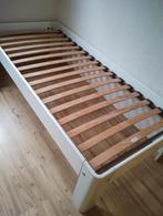 auping auronde 1 persoonsbed 90x200 hoge poten, Huis en Inrichting, Slaapkamer | Bedden, Gebruikt, 90 cm, Eenpersoons, Wit