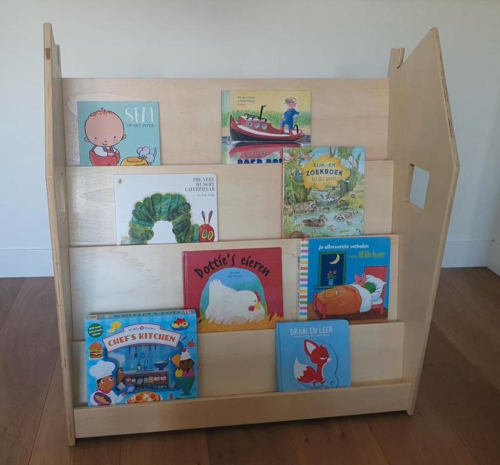 Handgemaakte Houten Boekenkast, Kinderen en Baby's, Kinderkamer | Commodes en Kasten, Nieuw, Kast, 90 tot 105 cm, 75 tot 100 cm