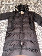 Moncler Lange Jas - Stijlvol en Warm, Maat 38/40 (M), Zwart, Moncler, Ophalen of Verzenden
