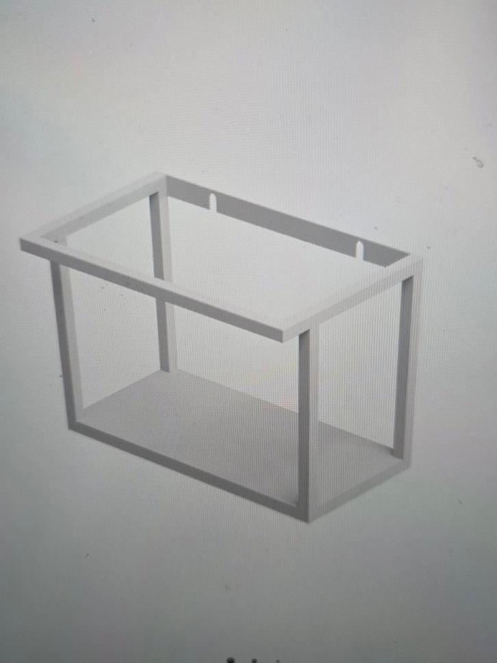 ink stalen Fonteinframe XL - Mat Wit, Huis en Inrichting, Badkamer | Badkamermeubels, Zo goed als nieuw, Wastafelkast, Minder dan 100 cm