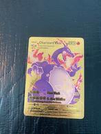 Gouden Charizard Vmax, Hobby en Vrije tijd, Verzamelkaartspellen | Pokémon, Ophalen of Verzenden, Zo goed als nieuw, Losse kaart