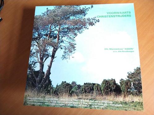 LP Christelijk Mannenkoor Assen Voorwaarts Christenstrijders, Cd's en Dvd's, Vinyl | Overige Vinyl, Zo goed als nieuw, 12 inch