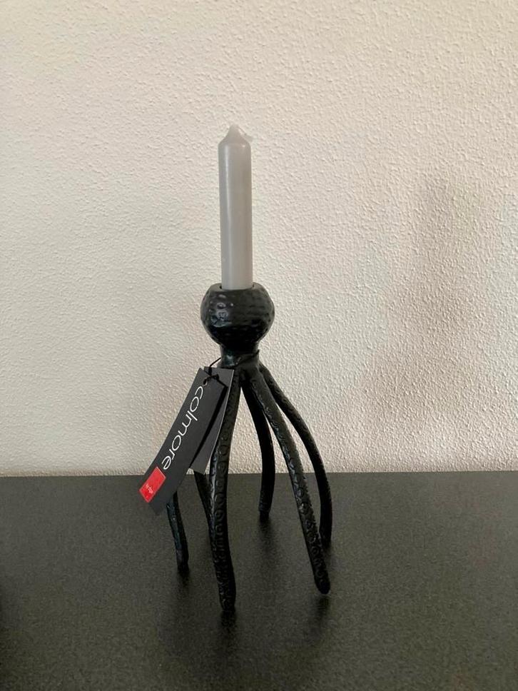Diga Colmore kandelaar Octopus zwart Nieuw!, Huis en Inrichting, Woonaccessoires | Kandelaars en Kaarsen, Nieuw, Kandelaar, Minder dan 25 cm