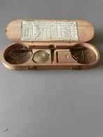 Antieke Franse weegset voor goud en zilver, Antiek en Kunst, Antiek | Gereedschap en Instrumenten, Ophalen of Verzenden