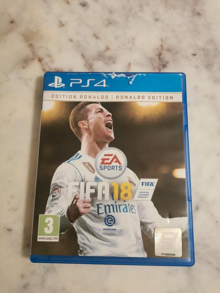 FIFA 18 - Edition Ronaldo, Spelcomputers en Games, Games | Sony PlayStation 4, Zo goed als nieuw, Sport, 3 spelers of meer, Vanaf 3 jaar