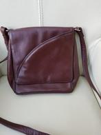 D084 Geen merk, bruin-brique leer, netjes, 20x23x10 cm, Sieraden, Tassen en Uiterlijk, Tassen | Damestassen, Ophalen of Verzenden