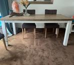 Mooie eettafel, Ophalen, 50 tot 100 cm, Zo goed als nieuw, Vijf personen of meer
