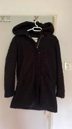 170 176 xs s meisje parka jas zwart capuchon lange winterjas, Gebruikt, Meisje, Ophalen of Verzenden, Cars