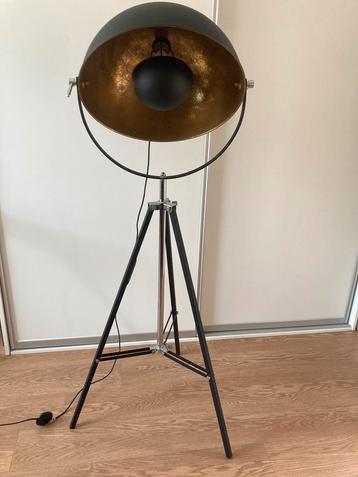 Zwart industriele vloerlamp Sun Gold beschikbaar voor biedingen